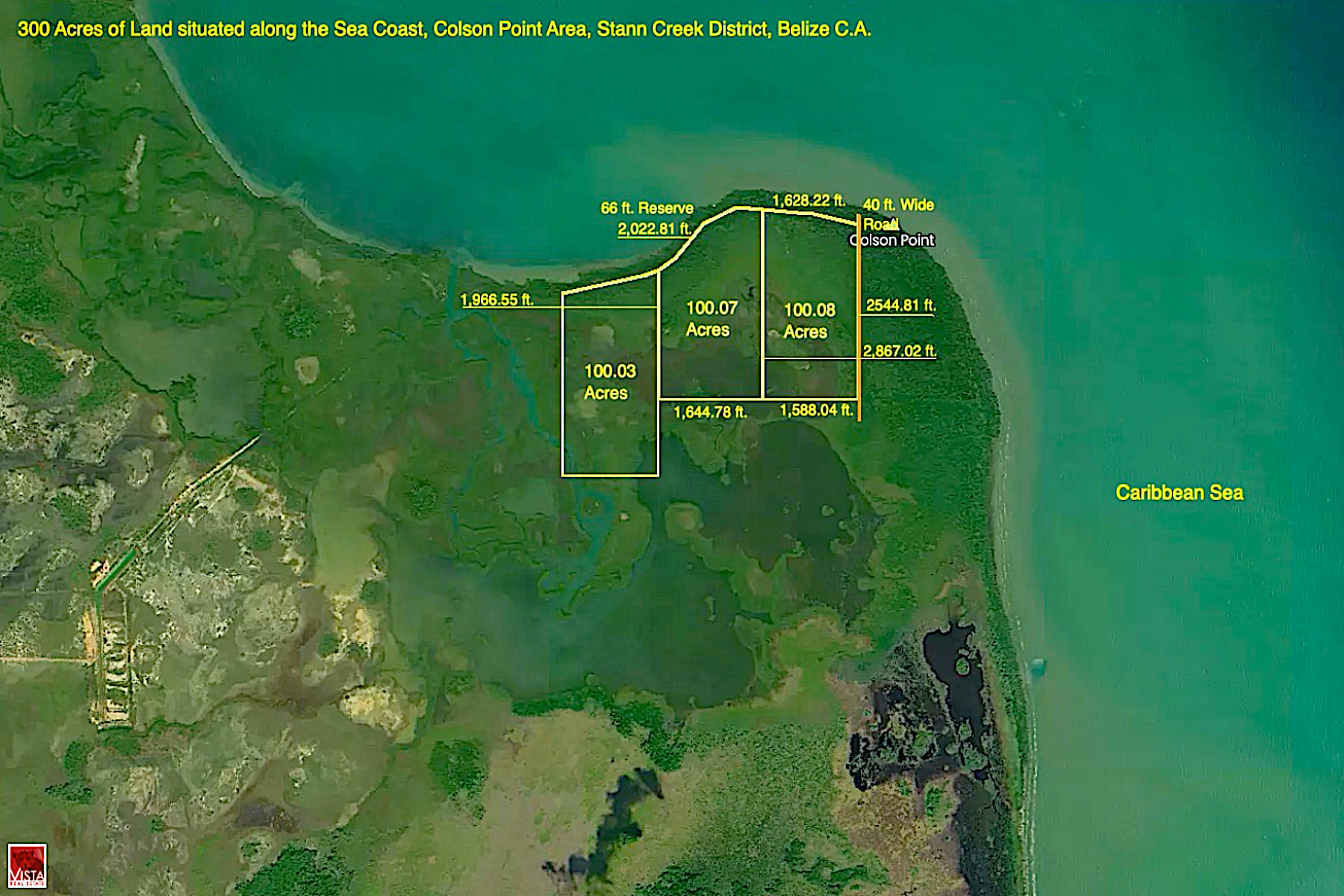 300 Acres with almost 1 Mile of Seafront on Colson Point • Vista Real Estate
